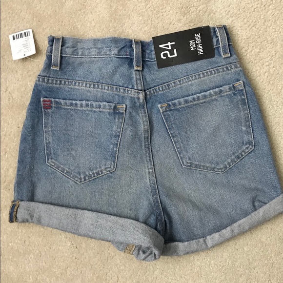 BDG Urban Outfitters High Rise Mom Shorts Size 24 - Picture 2 of 5